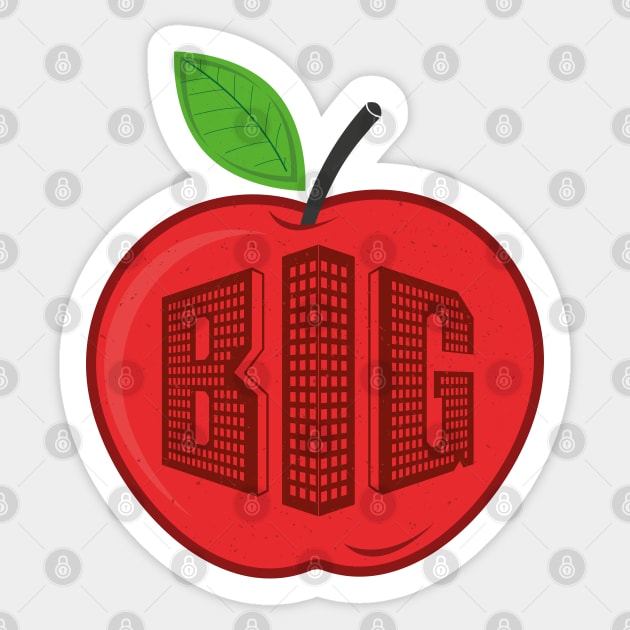 Big apple.New York. Sticker by FunawayHit